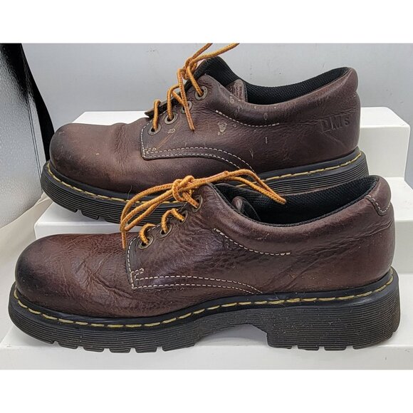 Vintage Dr. Martens 9369 Brown Low Top Chunky Shoes Mens Size 7 Womens Size 8 - Picture 6 of 12